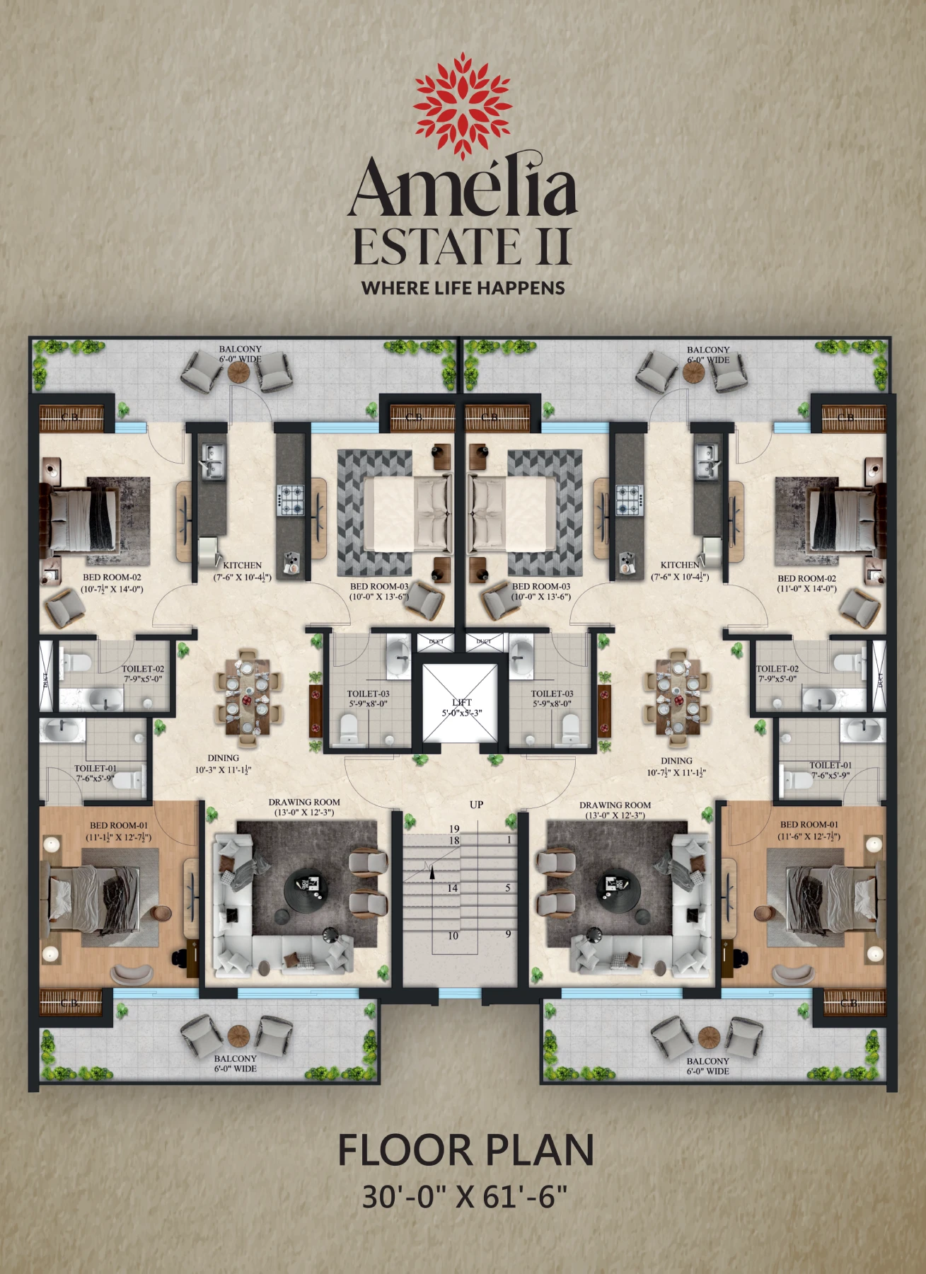 Amelia Estate- II -Floor Plan-2 conv 0